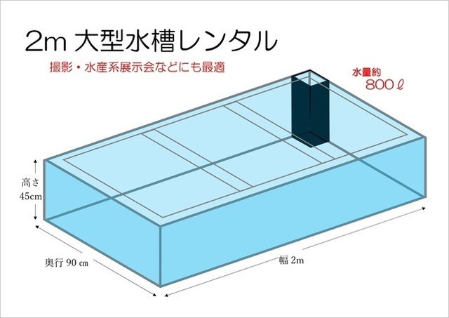 大型水槽レンタル