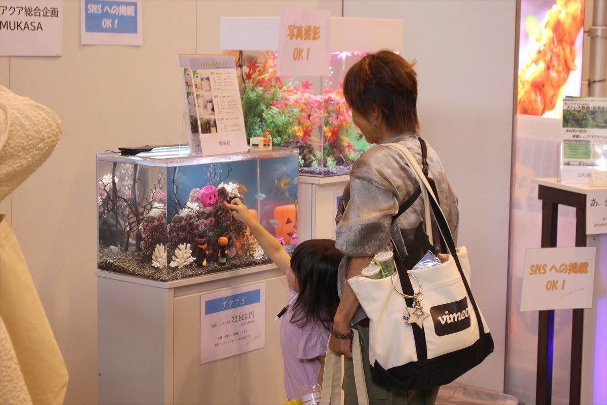 こしがや産業フェスタ　レンタル熱帯魚