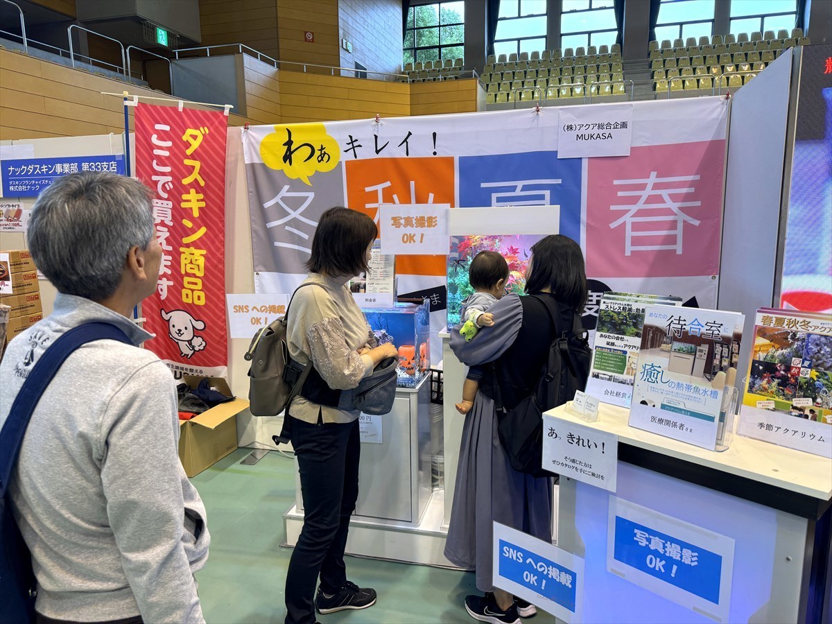 こしがや産業フェスタ　水槽　熱帯魚