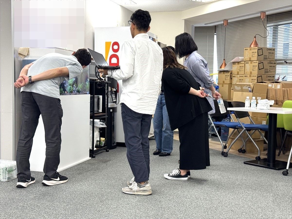 福利厚生　水槽導入