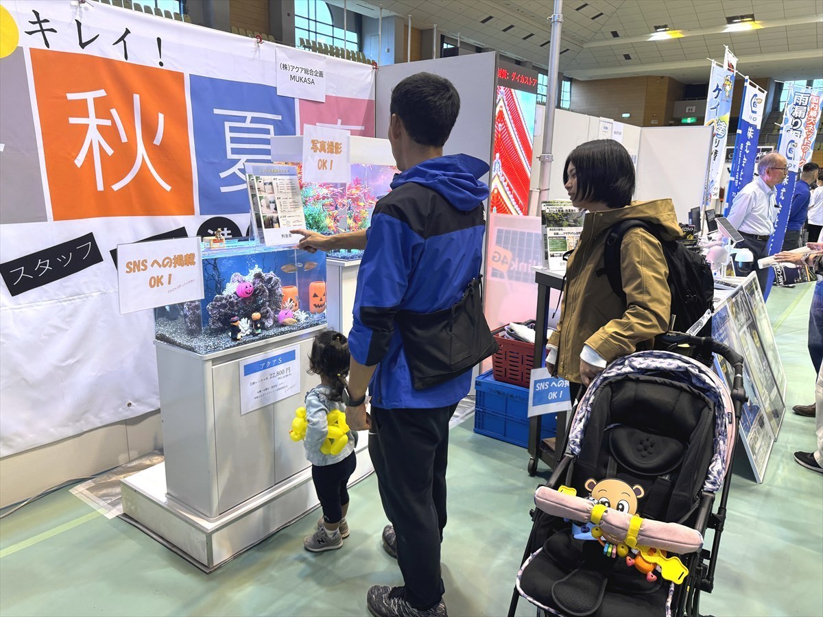 こしがや産業フェスタ　熱帯魚レンタル