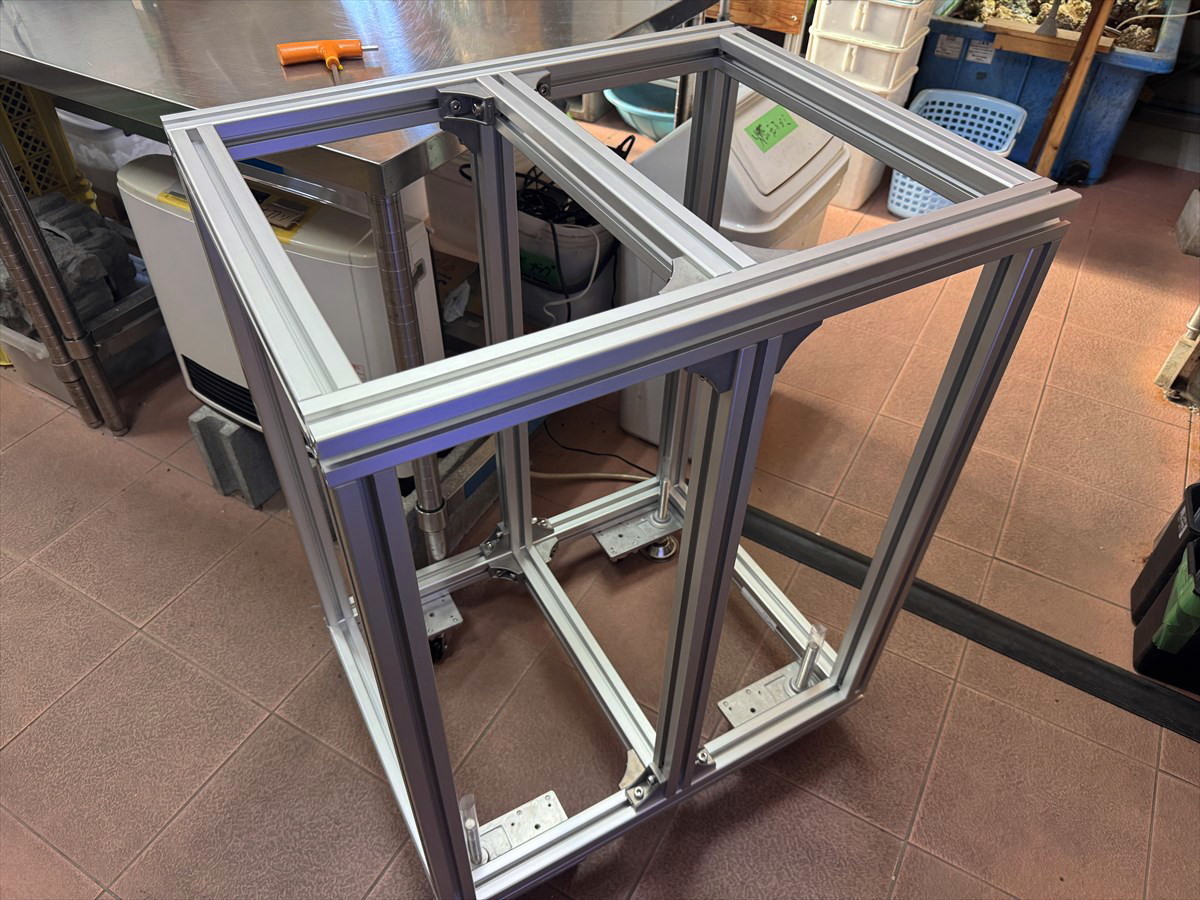 水槽台　アルミフレーム